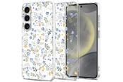 Handys - Cover & Cases - Tech-Protect FlexAir Case for Samsung Galaxy S25 - Daisies with Leaves - 5906302360444