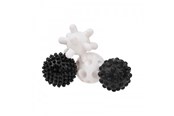 Baby Spielzeug - Akuku Soft sensory balls black/white (4 pcs) - A0469