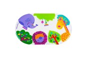 Babypflege - Akuku Non-slip bath mat 69x39 cm - A0655