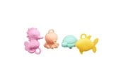 Babypflege - Akuku silicone bath toys with a detachable bottom (4pcs) - A0711