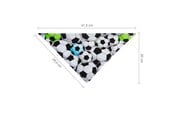 Babypflege - Akuku Baby bandana (1 pc) snap fastener FOOTBALL - A1504