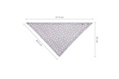 Babypflege - Akuku Baby bandana (1 pc) snap fastener HEARTS - A1505