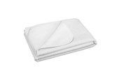 Babypflege - Akuku Waterproof bed pad terry 60 x 120 cm WHITE - A1284