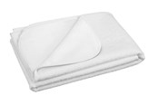 Babypflege - Akuku Waterproof bed pad terry 90 x 200 cm WHITE - A1286
