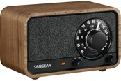 DAB, Netzwerk und Radiowecker - Sangean WR-8 AM/FM/Bluetooth Radio Vintage Walnut - AM/FM - Mono - Walnuss - A500545