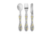 Babypflege - Akuku Stainless steel cutlery set: fork spoon knife - A0103
