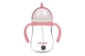 Babypflege - Akuku Non-spill cup with weighted straw PINK - A0676