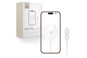 Handys - Adapter und Ladegeräte - Tech-Protect A50 MagSafe 25W QI2.2 Wireless Charger - White - 5906302339389