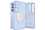 Handys - Cover & Cases - Tech-Protect Silicone MagSafe Case for Samsung Galaxy S26 Ultra - Blue - 5906302339648