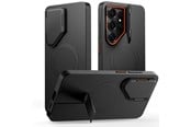 Handys - Cover & Cases - Tech-Protect Kevlar Aura MagSafe Case for Samsung Galaxy S26 Ultra - Black and Orange - 5906302352425
