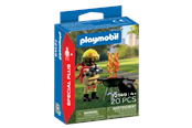 Playmobil - Playmobil - Firefighter with Make-Believe Fire - 72149