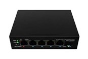 Switches - Lanberg ILFE-4P-1GE-1S-90 - switch - 5 ports - unmanaged - rack-mountable - ILFE-4P-1GE-1S-90