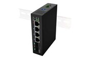 Switches - Lanberg - switch - 4 ports - unmanaged - rack-mountable - ILGE-4P-2S-90