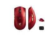 Maus - MCHOSE K7 Ultra Lightweight Wireless (Iron Red) - Gaming Maus (Rot) - HW-K7-12