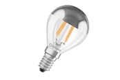 LED-Birnen - Osram LED-Lampe mini-ball mirror filament 350lm 4W/827 (31W) E14 - 4099854070037