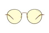 Gaming-Brille - Gunnar Ellipse - for computer - frame: black / gold - lens: amber - ELL-10901