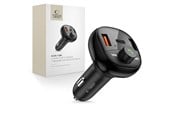 Handys - Adapter und Ladegeräte - Tech-Protect CC06 3-Port PD72W Car Charger with Transmitter - Black - 5906302361786