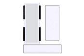 Systemzubehör - Lian Li LAN3-1W - system cabinet dust filter kit - LAN3-1W