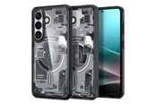 Handys - Cover & Cases - Spigen Ultra Hybrid Mag MagSafe Case for Samsung Galaxy S26 Zero One - Clear Black - 29403-0