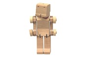 Holzspielzeug - Primi Passi - Wooden Transforming Robot/Truck - PP3501