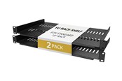 Rack-Gehäuse - StarTech.com Startech - rack shelf - vented cantilever for cabinet heavy-duty 10" (25 cm) up to 44 lbs (20 kg) - 1U - CABSHELFV1U-2PK