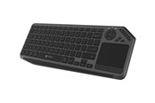 Tastaturen - Natec TURBOT 2 - keyboard - 75% compact - with touchpad - QWERTY - US - black grey Input Device - Tastatur - 75% - Englisch (US) - Grau - NKL-2317