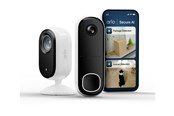 Netzwerkkamera - Arlo Essential 3 - Essential Outdoor & Doorbell Security Kit - network surveillance camera - with Video Doorbell HD - BUN3080-3001EUS