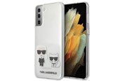 Handys - Cover & Cases - Karl Lagerfeld Karl&Choupette Case for Samsung Galaxy S21+ - Transparent - 3666339003357