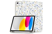 Tablets - Cover & Case - Tech-Protect SC Pen Case for iPad 10.9" 2022 (10th Gen.) / 11" 2025 (11th Gen.) - Daisies with Leaves - 5906302363193