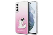Handys - Cover & Cases - Karl Lagerfeld Choupette Eat Case for Samsung Galaxy S22+ - Pink - 3666339045722