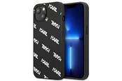 Handys - Cover & Cases - Karl Lagerfeld Allover Case for iPhone 13 mini - Black - 3666339049683