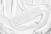 Tastaturen - Ducky Zero - White - Fullsize - Cherry MX2A Red - RGB - Wireless (Tri-mode) - DKZE2408ST3-CRFIPDOECL2WW1