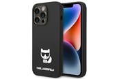 Handys - Cover & Cases - Karl Lagerfeld KLHCP14XSLCTBK iPhone 14 Pro Max 6.7 "hardcase black / black Silicone Choupette Body - 3666339076580