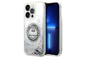 Handys - Cover & Cases - Karl Lagerfeld KLHCP14LLCRSGRS iPhone 14 Pro 6.1 "silver / silver hardcase Liquid Glitter RSG - 3666339085902