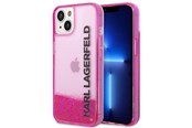 Handys - Cover & Cases - Karl Lagerfeld Liquid Glitter Elong Case for iPhone 14 Plus - Pink - 3666339091590