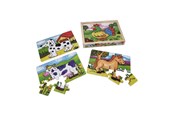 Puzzle - Playwood Four Wooden Jigsaw Puzzles in a Box - 12 Pieces Holz - RS195