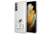 Handys - Cover & Cases - Karl Lagerfeld Choupette Fun Case for Samsung Galaxy S21+ - Transparent - 3700740496947