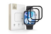 Handys - Schutzfolie - Tech-Protect Glass Flex+ 2-pack Hybrid Glass for Huawei Watch Fit 3 / 4 - Black - 5906302368501