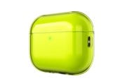 Handys - Anderes Zubehör - KeyBudz Jelly Series Transparent Shell for AirPods Pro 3rd Gen - Neon yellow - APP3_S10_NYL