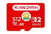 Speicherkarten - SANDISK - for Nintendo Switch 2 - flash memory card - 512 GB - microSDXC Express - SDSQXFN-512G-GR6ZN