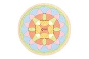 Puzzle - Classic World Wooden Mandala Puzzle Flower Holz - 20261
