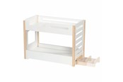 Puppen & Zubehör - Goki Wooden Doll Bunk Bed with Slide - 51451