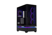 Gehäuse - ASUS PRIME AP304 TG ARGB BLACK - Gehäuse - Miditower - Schwarz - 90DC0110-B10000