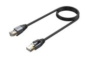 Netzwerk - Kabel - Unitek network cable - 1 m - black - Schwarz - 1m - C18149AGY03-1M