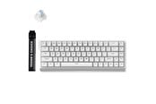 Tastaturen - MCHOSE Ace 68 Ice Blue Magnetic Hall Effect Magnetic - Gaming Tastatur (TKL) - 65% - Englisch (US) - Weiss - HW-Ace68-15
