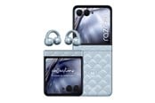 Handys & Smartphones - Motorola razr 60 256GB/8GB - PANTONE Ice Melt - with moto buds loop with crystals by Swarovski - PB860055SE