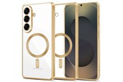Handys - Cover & Cases - Tech-Protect  MagFlex Case for Samsung Galaxy S26 - Clear and Gold - 5906302390175