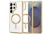 Handys - Cover & Cases - Tech-Protect MagFlex Case for Samsung Galaxy S26 Ultra - Clear Gold - 5906302390212
