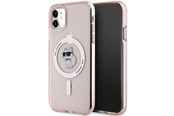 Handys - Cover & Cases - Karl Lagerfeld IML Choupette MagSafe case for iPhone 11 / Xr - pink - 3666339162436