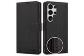 Handys - Cover & Cases - Tech-Protect Wallet Case for Samsung Galaxy S26 Ultra - Black & Red - 5906302390410